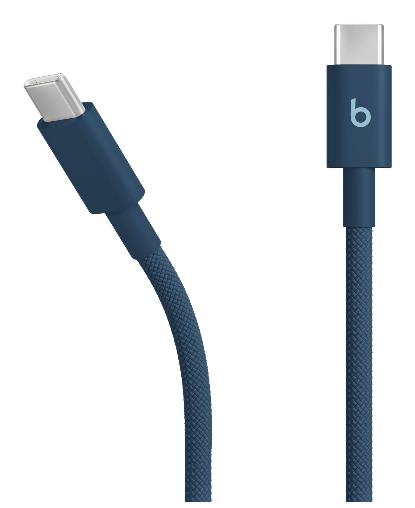 Kabllo USB Apple Beats USB-C në USB-C / MDGE4ZM/A / 1.5 m / USB 2.0 / 60W – Blu e errët - 2