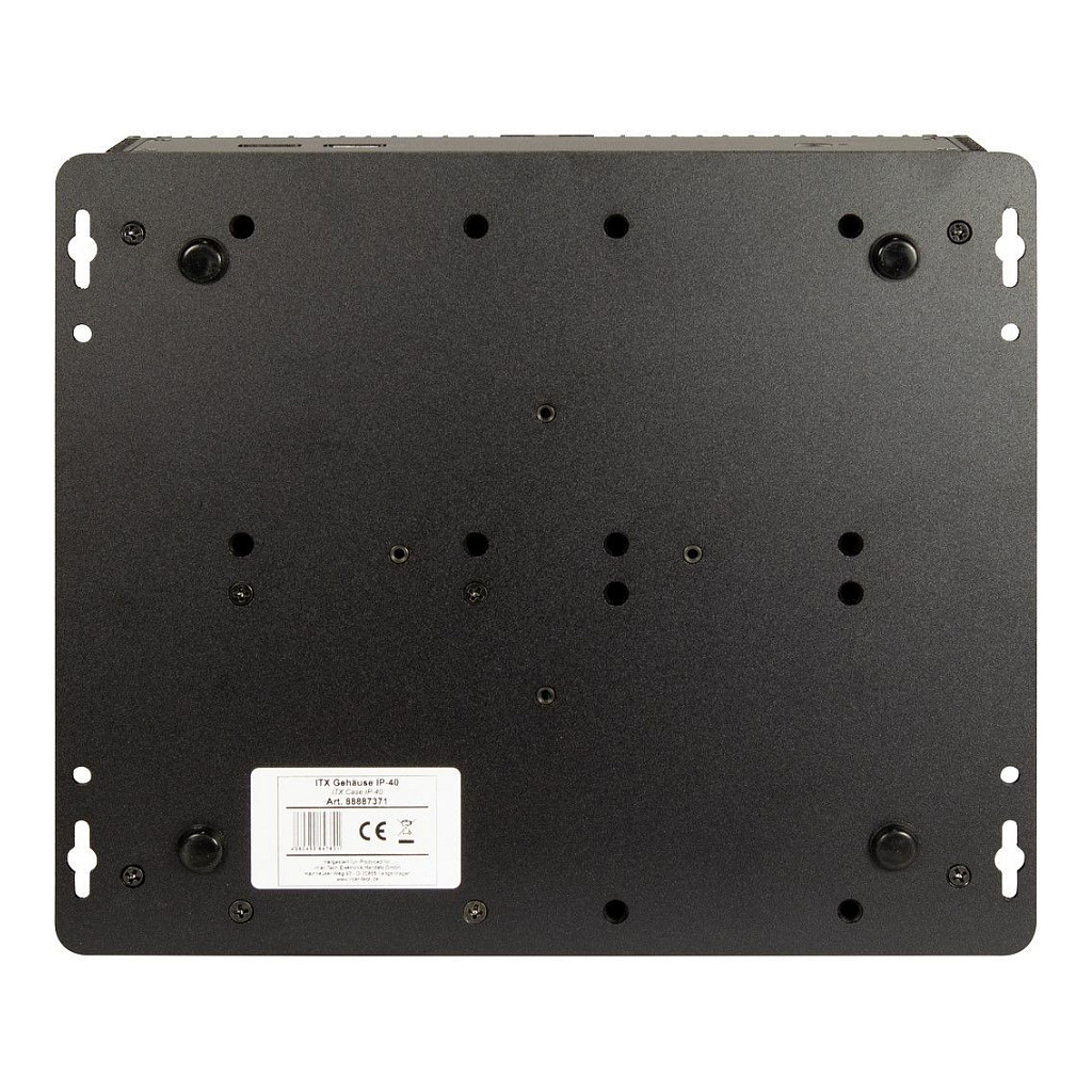Kasë PC Inter-Tech IP-40 / USFF / Thin Mini-ITX / 2x USB 3.0 / 1x 2.5" Bay / Pasive - Zezë - 4