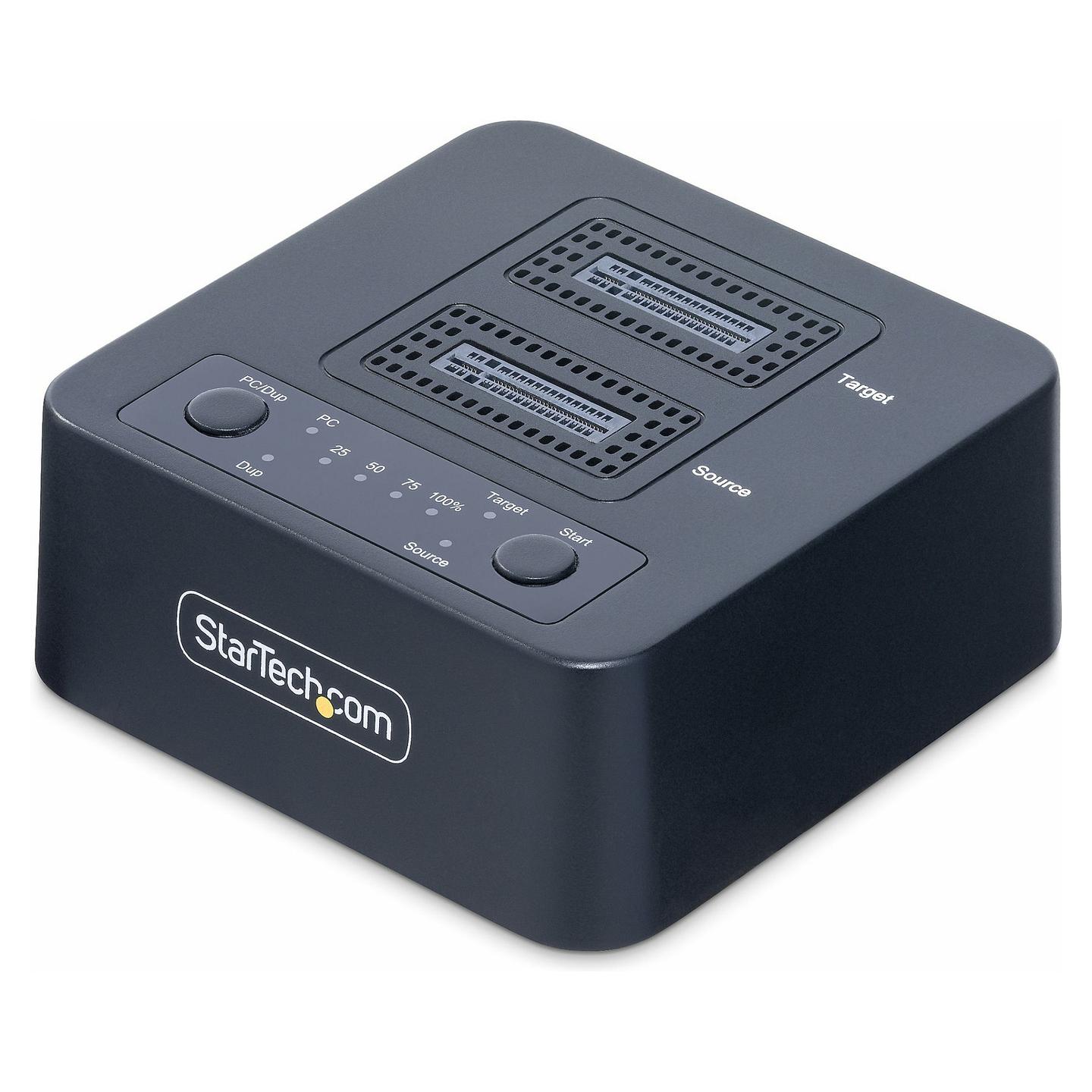 Dublues SSD M.2 NVMe StarTech.com M2-HDD-DUPLICATOR-N1, 2 Slote, USB-C 3.2 Gen 2x2, 20Gbps, Klonim pa Kompjuter - Zezë