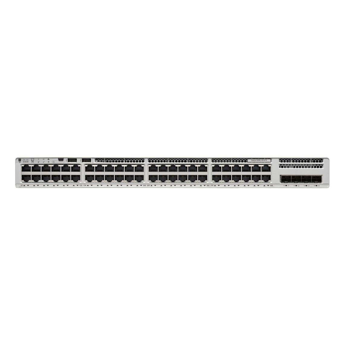 Switch Cisco Catalyst C9200-48T-A, 48x Gigabit Ethernet RJ45, Layer 3, Network Advantage, Switching Capacity 176Gbps - Hiri