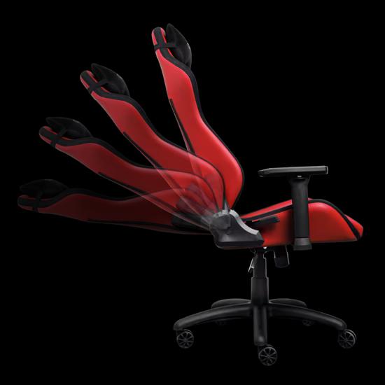 Karrige Gaming Trust GXT 714R Ruya / Tilt-Lock / 155-195cm / 3D Armrests / 150kg – Kuqe/Zezë - 5