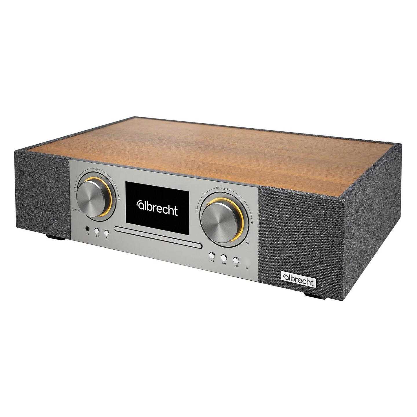 Radio Interneti Albrecht DR 1000, CD, DAB+, FM, Wi-Fi, Bluetooth, 30 W, Ekran LCD 4.3" – Kafe - 6