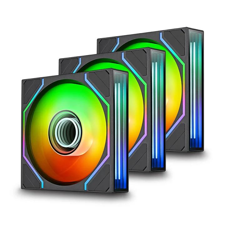 Ftohës për Kasë Thermaltake SWAFAN 140 EX INFINITY ARGB Sync / 3x 140mm / 1800RPM / 85.2 CFM / 2.75mm-H2O / ARGB - Zezë