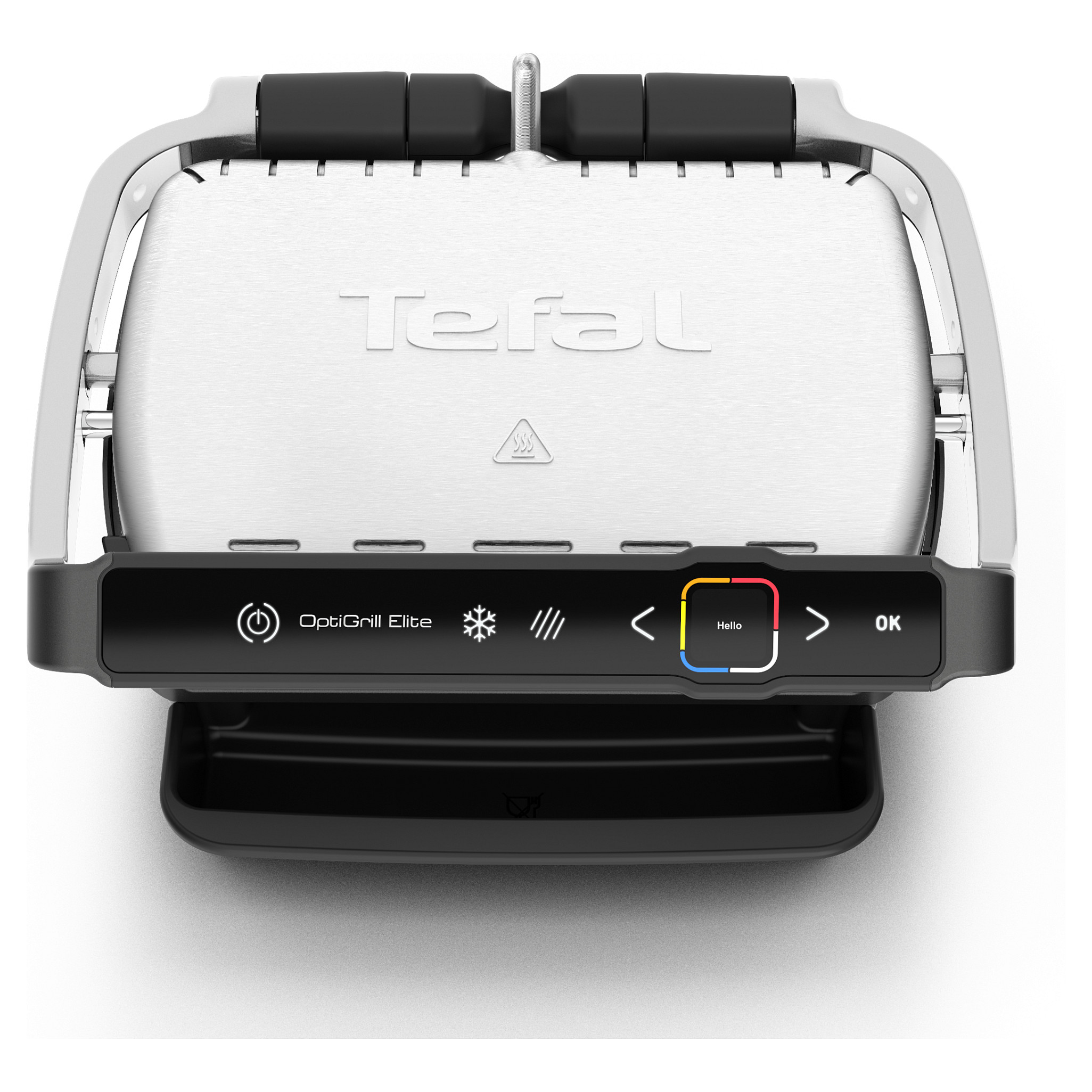 Grill Kontakti Tefal OptiGrill Elite GC750D / 2000W / 12 Programe / 30x20cm / Sear Boost / Touch – Zezë/Argjend - 2