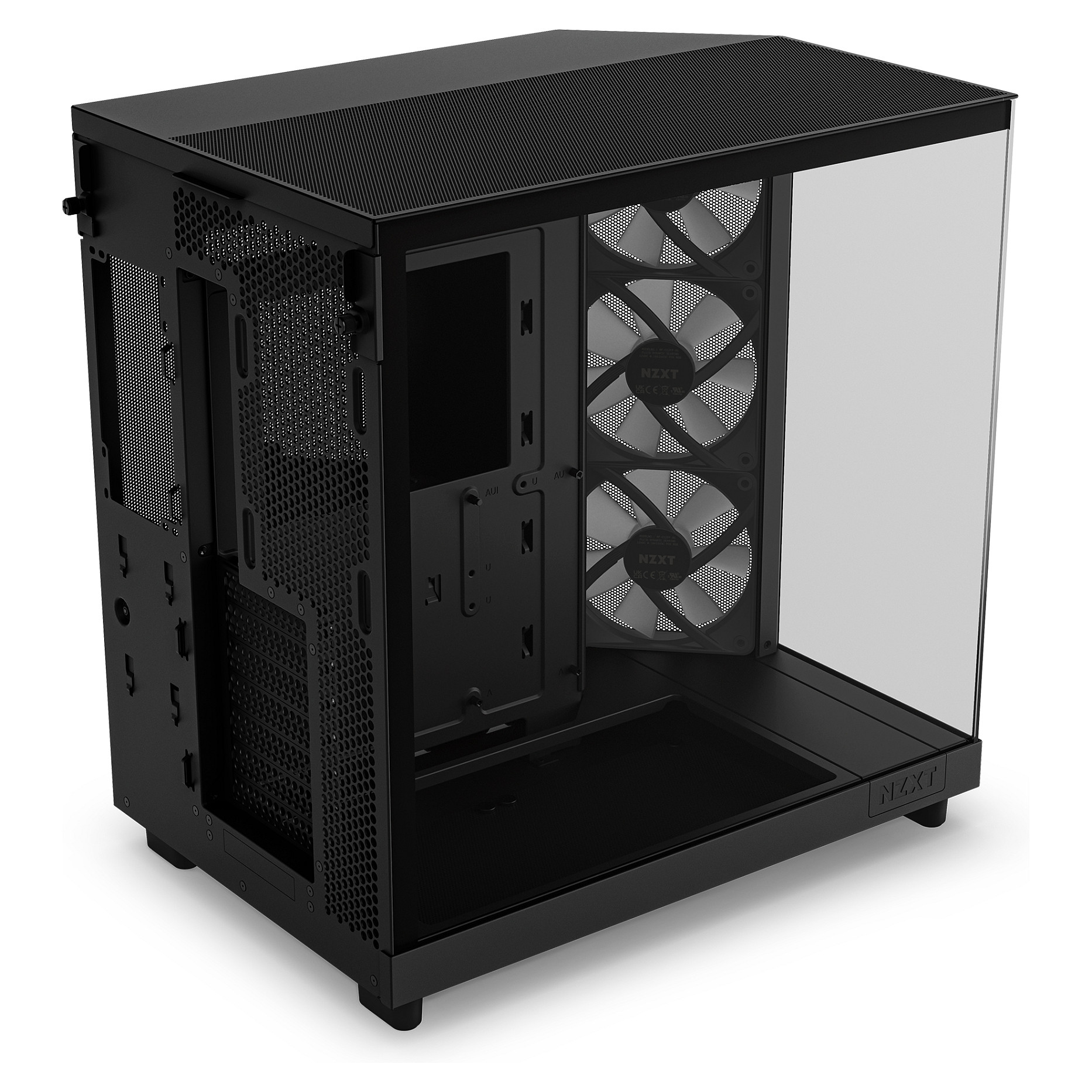 Kasë NZXT H6 Flow RGB CC-H61FB-R -Zezë - 6