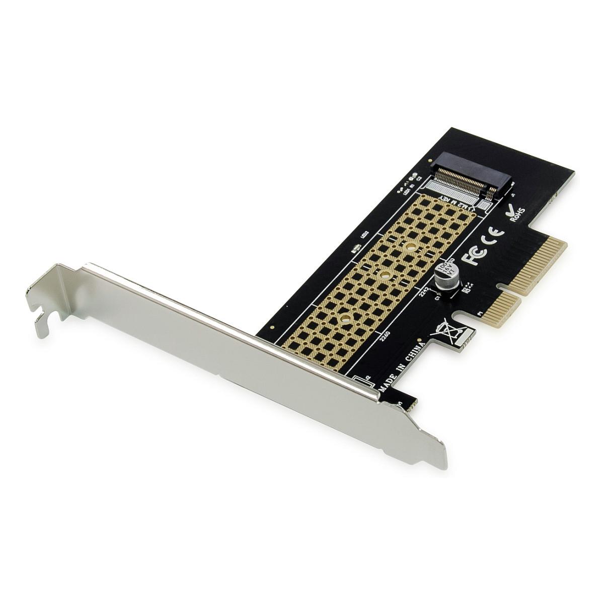 Kartë Zgjerimi Conceptronic EMRICK05BS, PCI Express 3.0 x4, 1x M.2 NVMe, M-Key + B+M-Key - Zezë