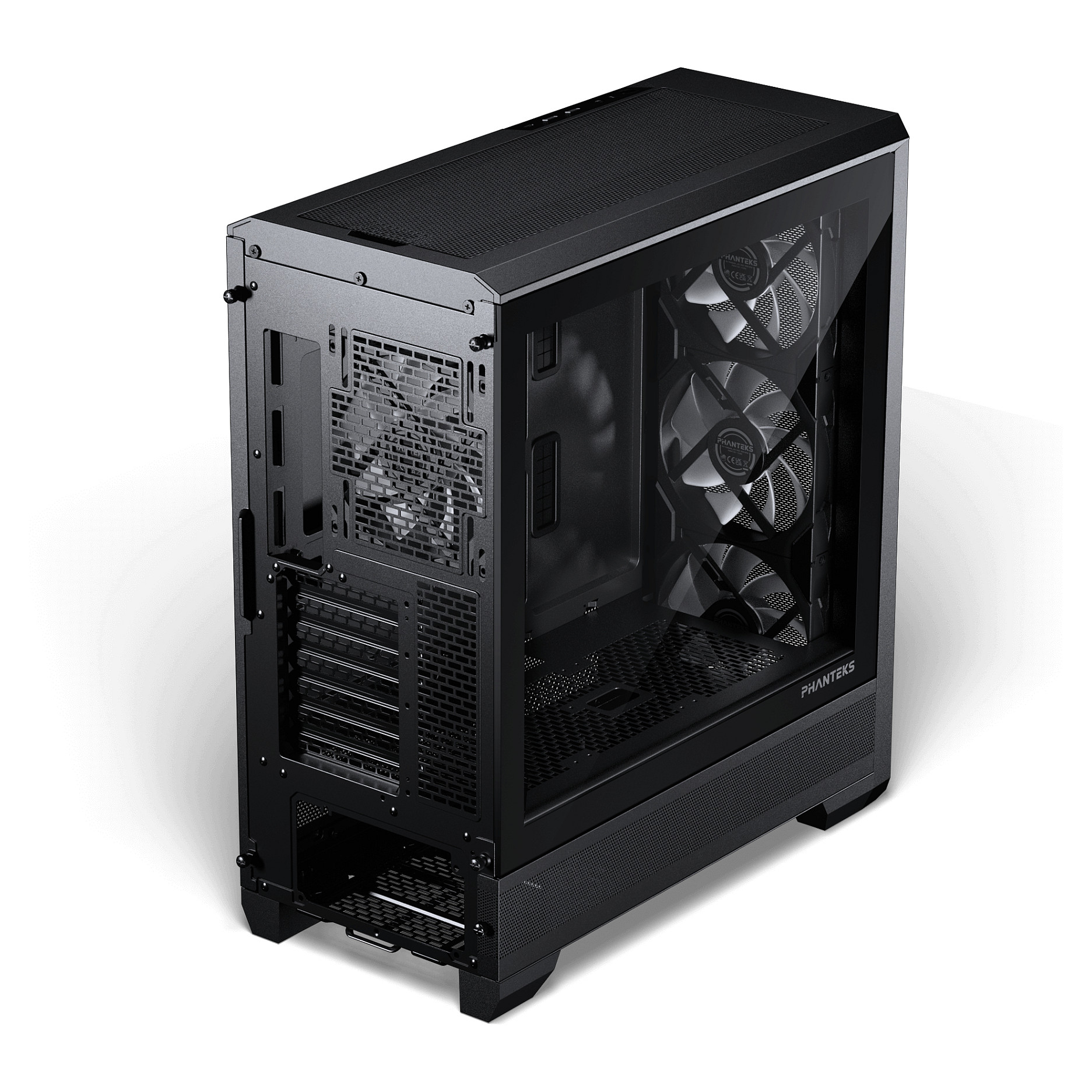 Kasë Phanteks Eclipse G400A / Midi Tower / E-ATX / 4x 140mm D-RGB Fan / Tempered Glass - Zezë - 2