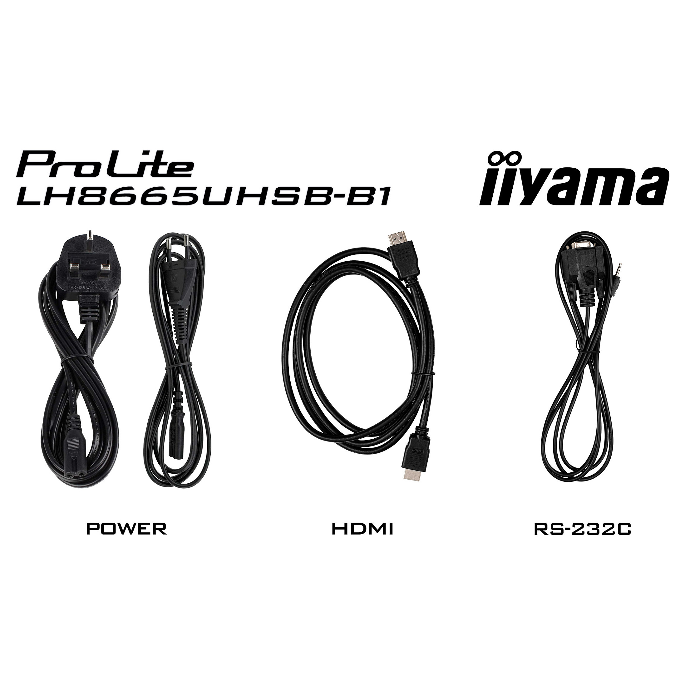 Ekran Prezantues IIYAMA ProLite LH8665UHSB-B1 / 86″ / 4K UHD IPS LED / 60 Hz / 8ms / HDMI + DP + USB - Zezë - 17