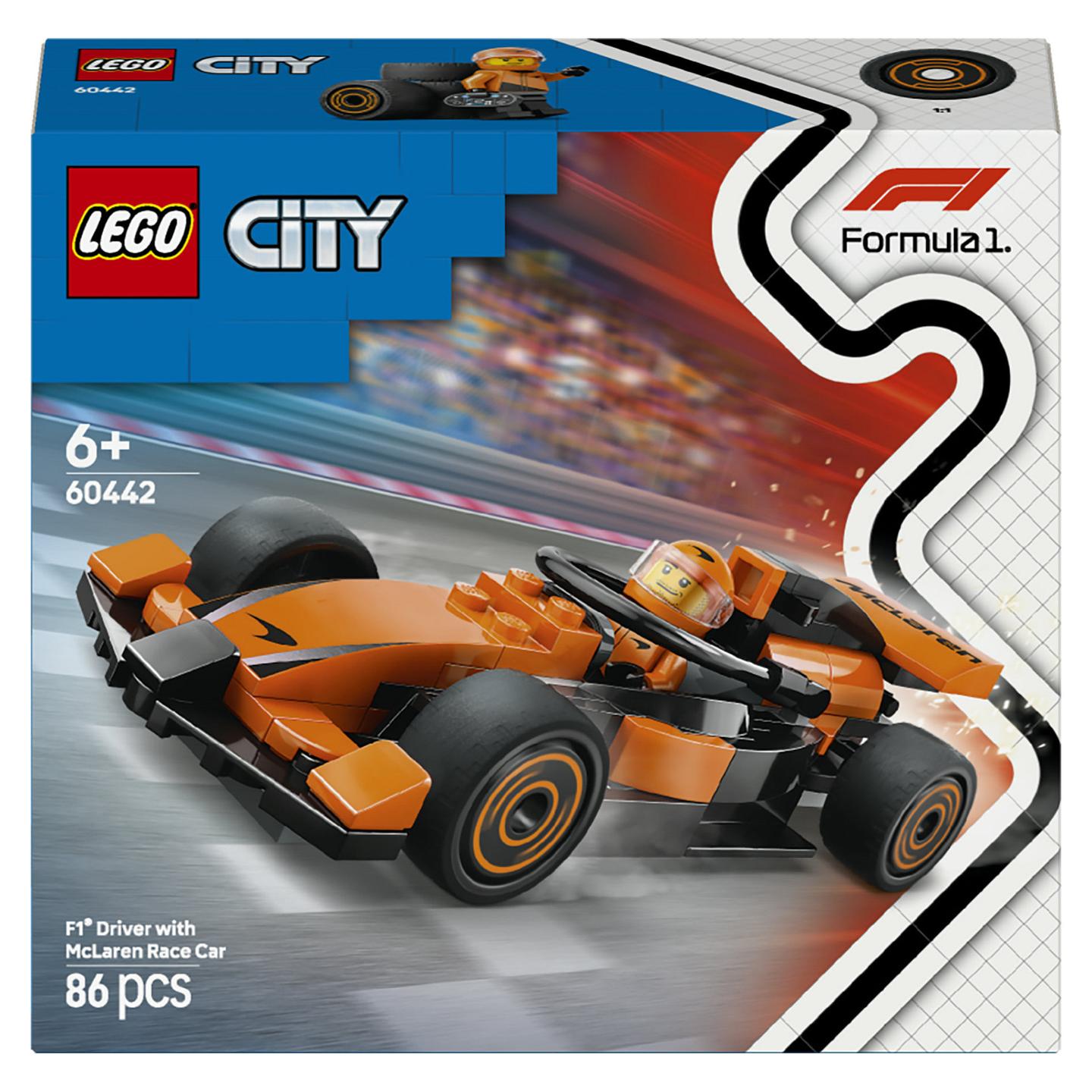 LEGO City F1 Driver with McLaren Race Car 60442