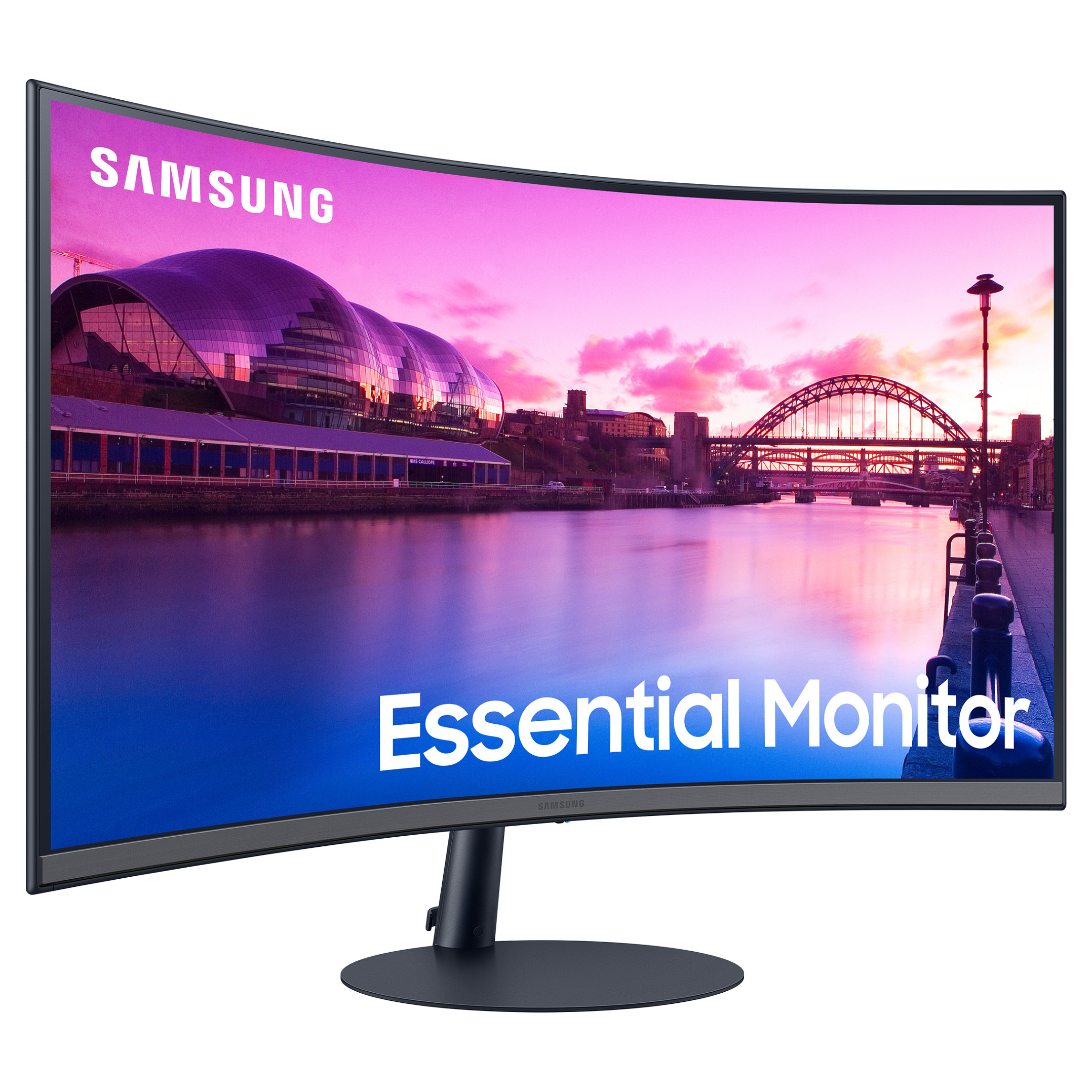Monitor të Lakuar & UltraWide SAMSUNG 68cm/27'' (1920x1080) Samsung S27C390EAU 4ms 16:9 2xHDMI DisplayPort Speaker Full HD Black Blu/Gri - 3