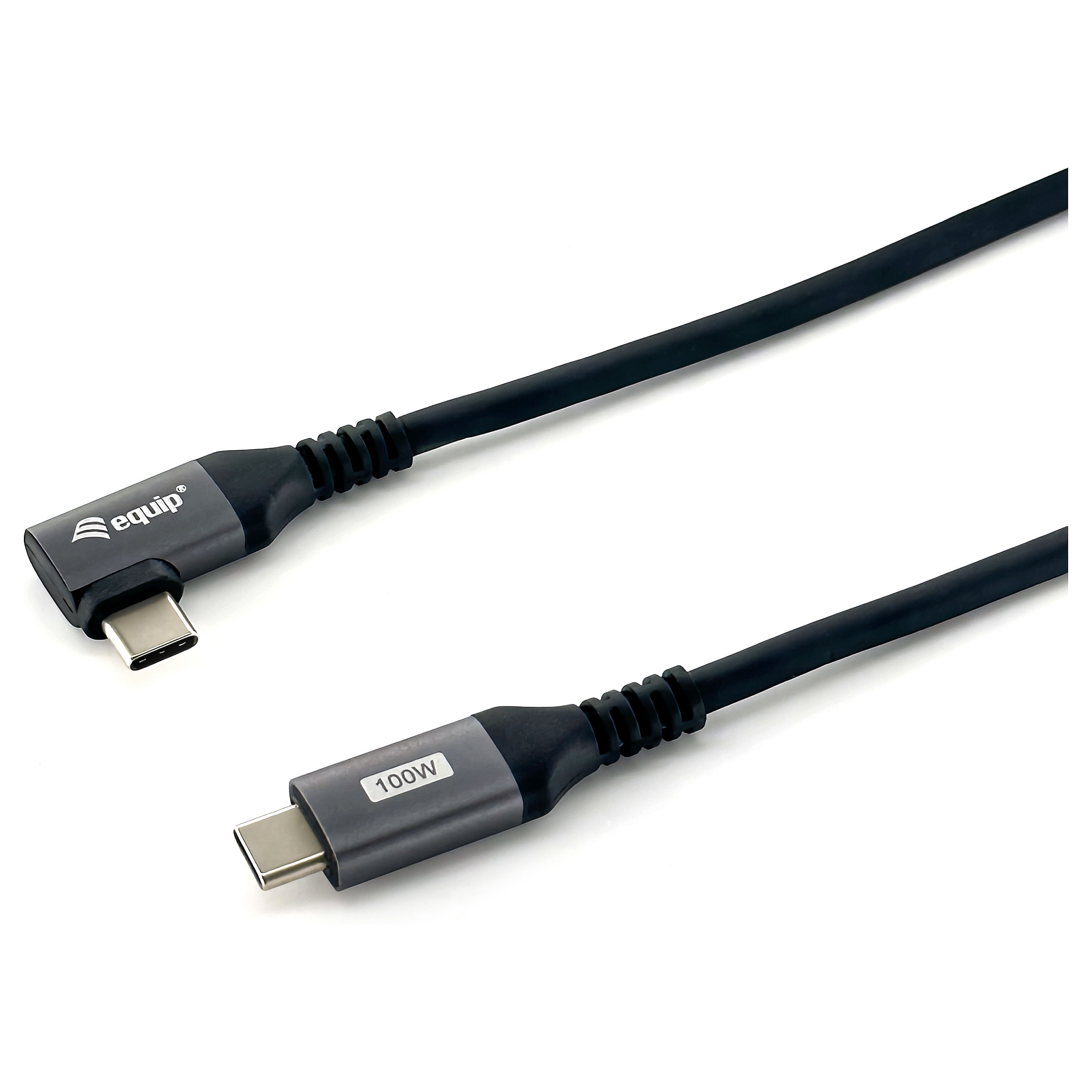 Kabllo Equip USB-C 2.0 & C wink. St/St 1.00m 5A 480Mbps / e zezë - 2
