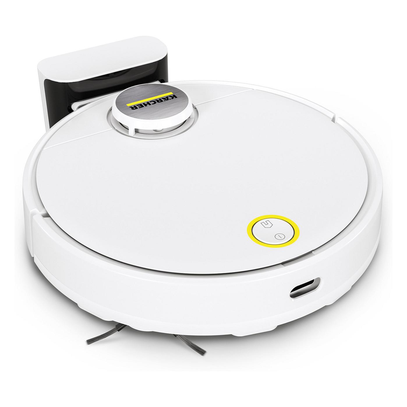 Fshesë Robotike Kärcher RCV 3 / 2500Pa / 3200mAh / LiDAR / 500ml / 300ml / 170ml / 120min / Mop – Bardhë