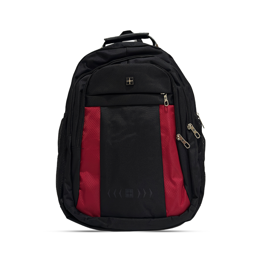 Çantë për Laptop S8502 / B53-87 / 15.6 Inch /  Polyester / Waterproof / Soft handle / Lock+USB / E zezë/Kuqe - 1