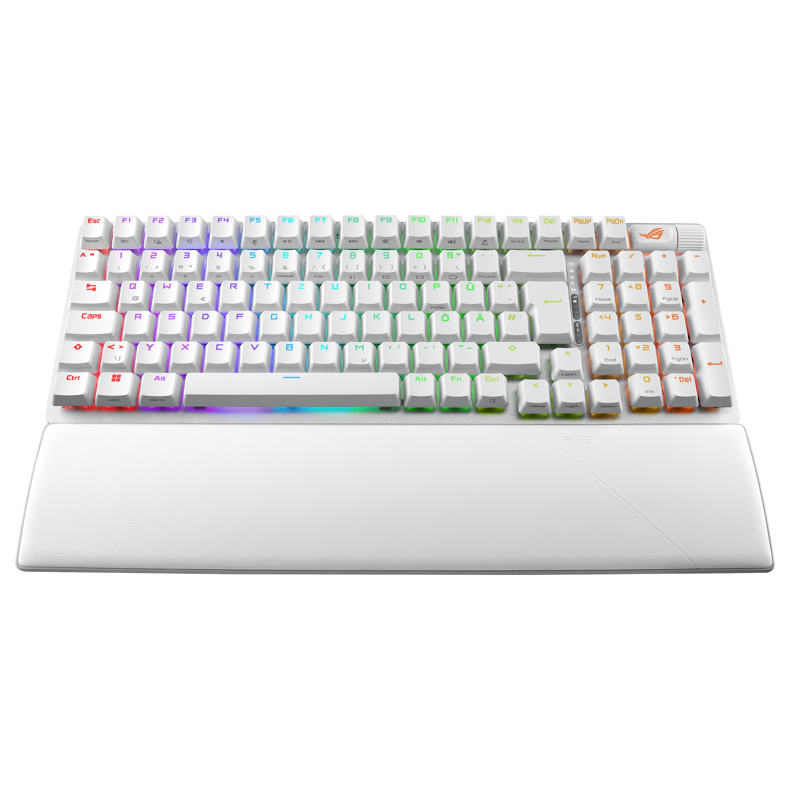 Tastierë Gaming ASUS ROG Strix Scope II 96 Wireless / QWERTZ - Bardhë - 3