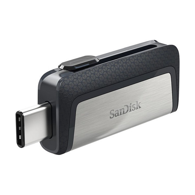 USB STICK 64GB USB 3.1 SanDisk Ultra Dual Drive Type-A/Type-C black/silver - 2