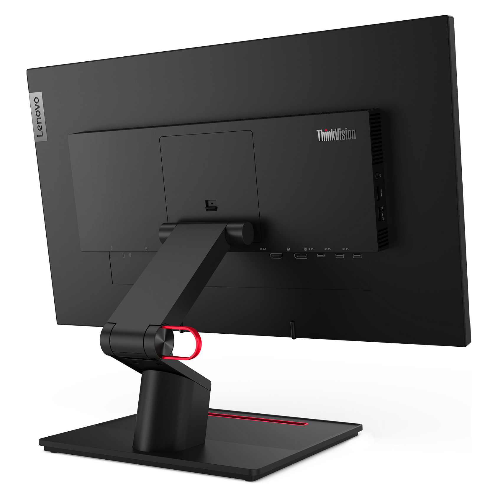 Monitor Lenovo ThinkVision T24t-20 / 23.8"/ Full HD IPS / LED / Touchscreen / 60 Hz / 6 ms / HDMI+USB+DP - Zezë - 4