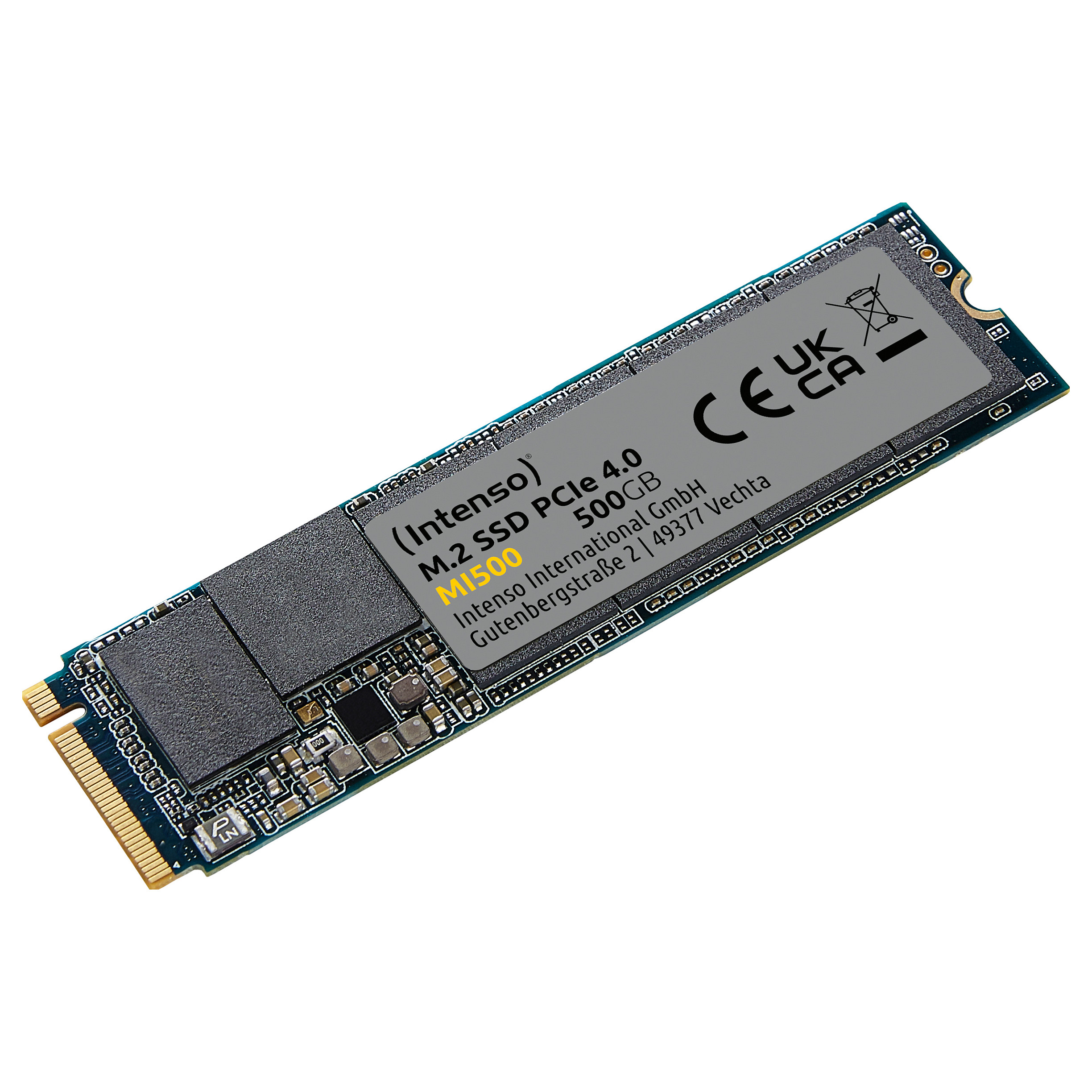 SSD të Brendshme M.2 500GB Intenso MI500 NVMe PCIe 4.0 x 4 - 3