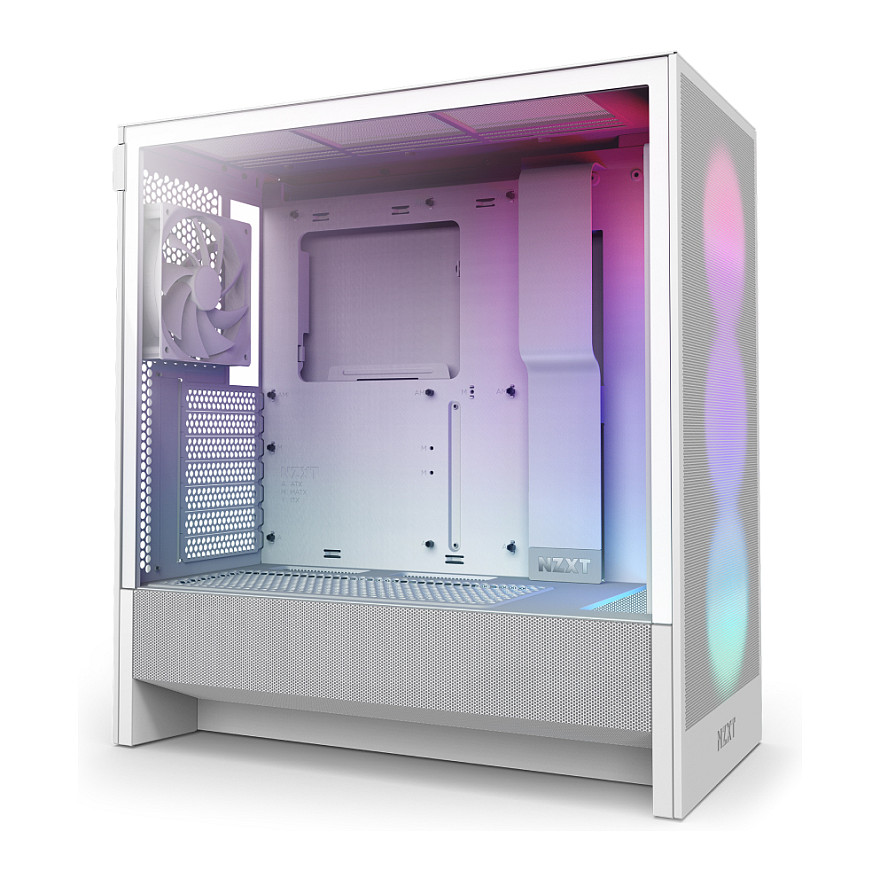 Kasë NZXT H5 Flow RGB CC-H52FW-R1 -Bardhë - 9