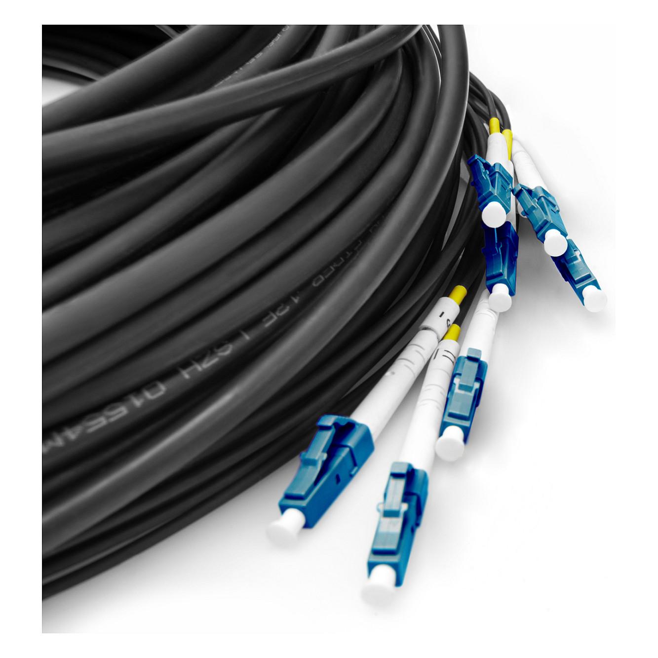 Kabllo për Rrjet (UTP) DIGITUS DK-2A338U100BK-BBB, Fibër Optike, Singlemode OS2, 8 fibra, LC/UPC, 100 m - Zezë - 4