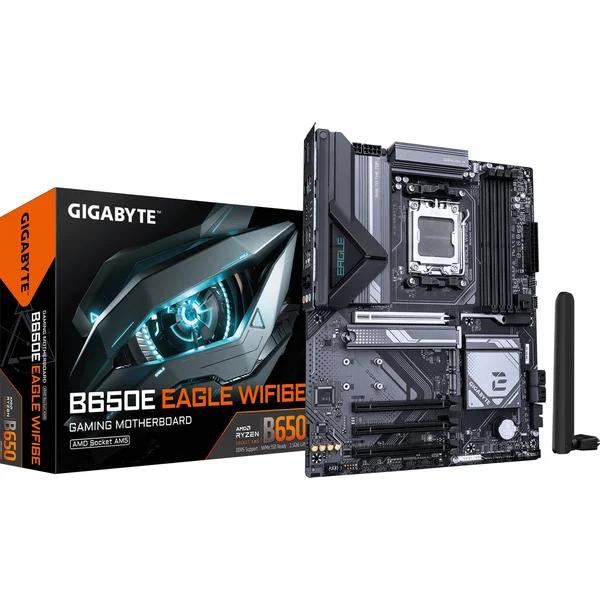 Pllakë Amë Gigabyte B650E EAGLE WF6E, AM5, B650E, DDR5, ATX, DP, HDMI, 2.5GbE LAN 