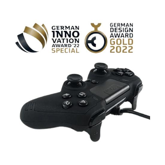 Kontroller Gaming Steelplay Slim Pack, USB, me Kabllo 3 m, Vibrim Dual, 4 Butona të Programueshëm, Audio Jack 3.5 mm, PS3, PS4, PC – Zezë - 4