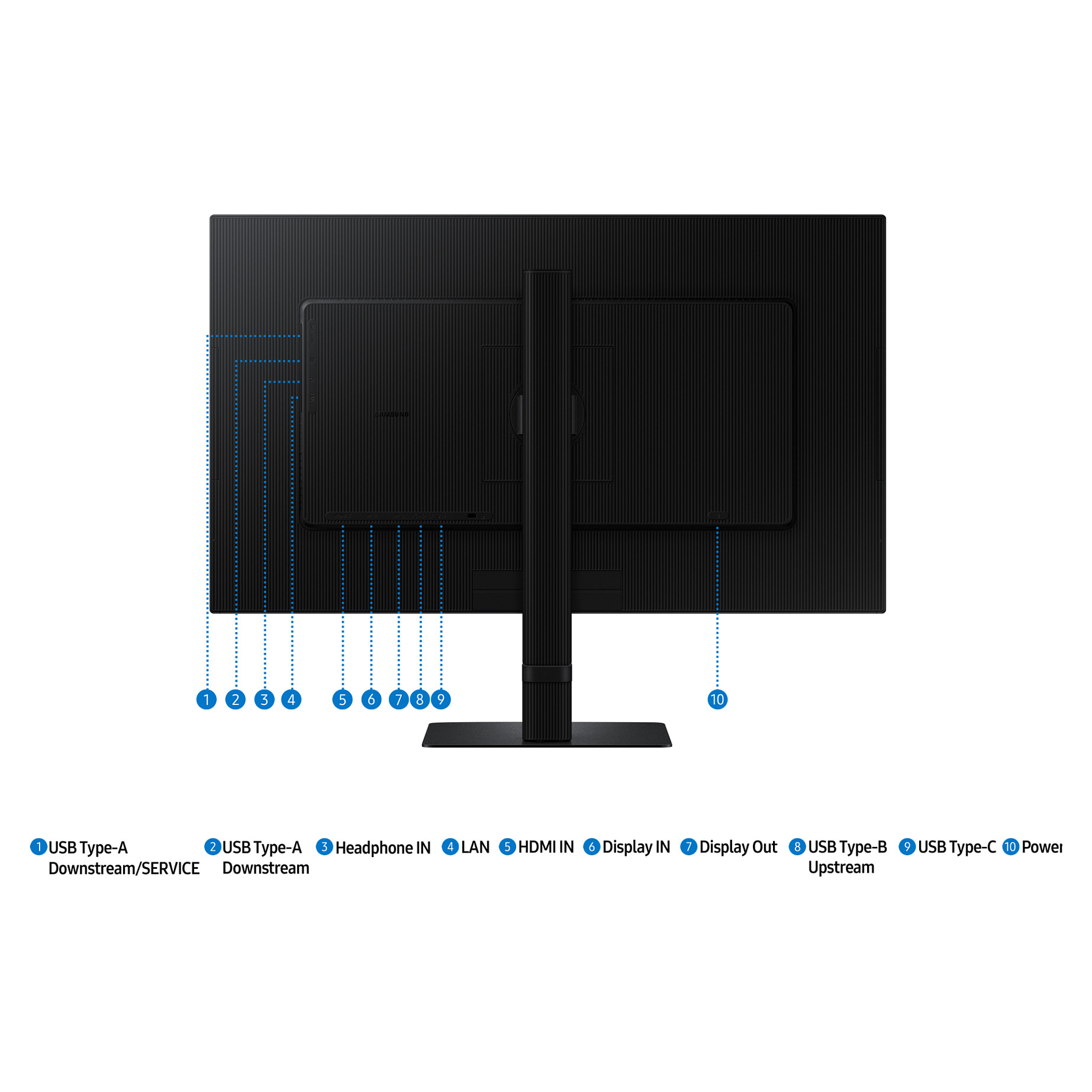 Monitor Samsung S27D604UAU / 27″ / QHD IPS LED / 100Hz / 5ms / HDMI + DP + USB-C + USB - Zezë - 16