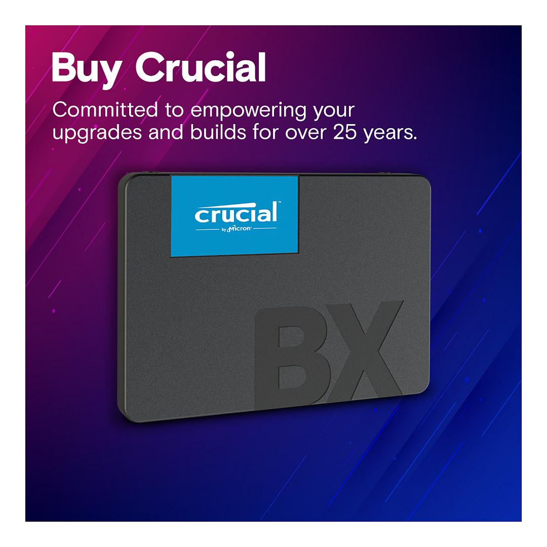 SSD e Brendshme Crucial BX500 / 4TB / 2.5" / SATA 6Gb/s / 540MB/s Read / 500MB/s Write - Zezë - 6