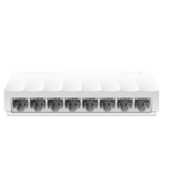 TP-Link LS1008 8-Port 10/100Mbps Desktop Switch – Fast Ethernet, Unmanaged, Plug & Play, Bardhe - 1