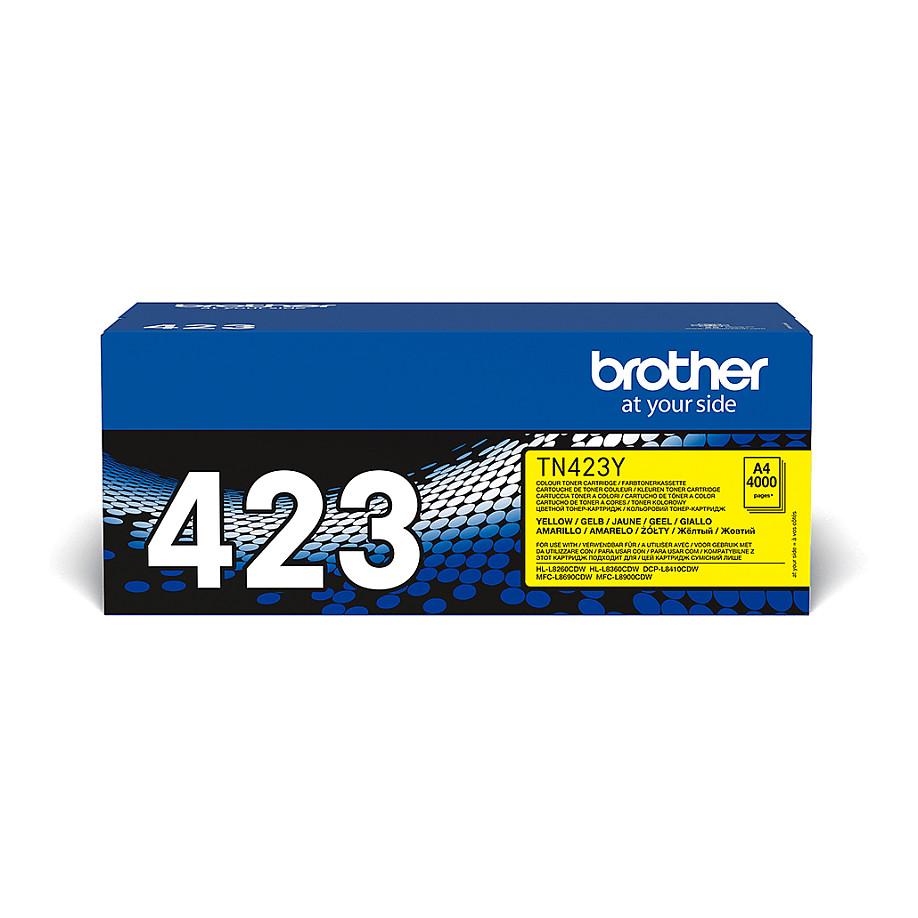 Toner Brother TN-423Y, 4,000 faqe - Verdhë - 1