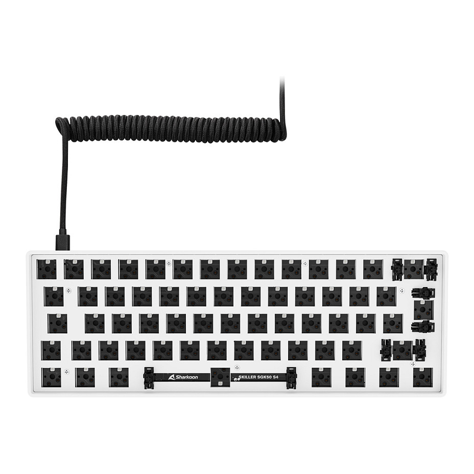 Tastierë Gaming Sharkoon SGK50 S4 Barebone / ISO layout / No keycaps / Bardhë - 2