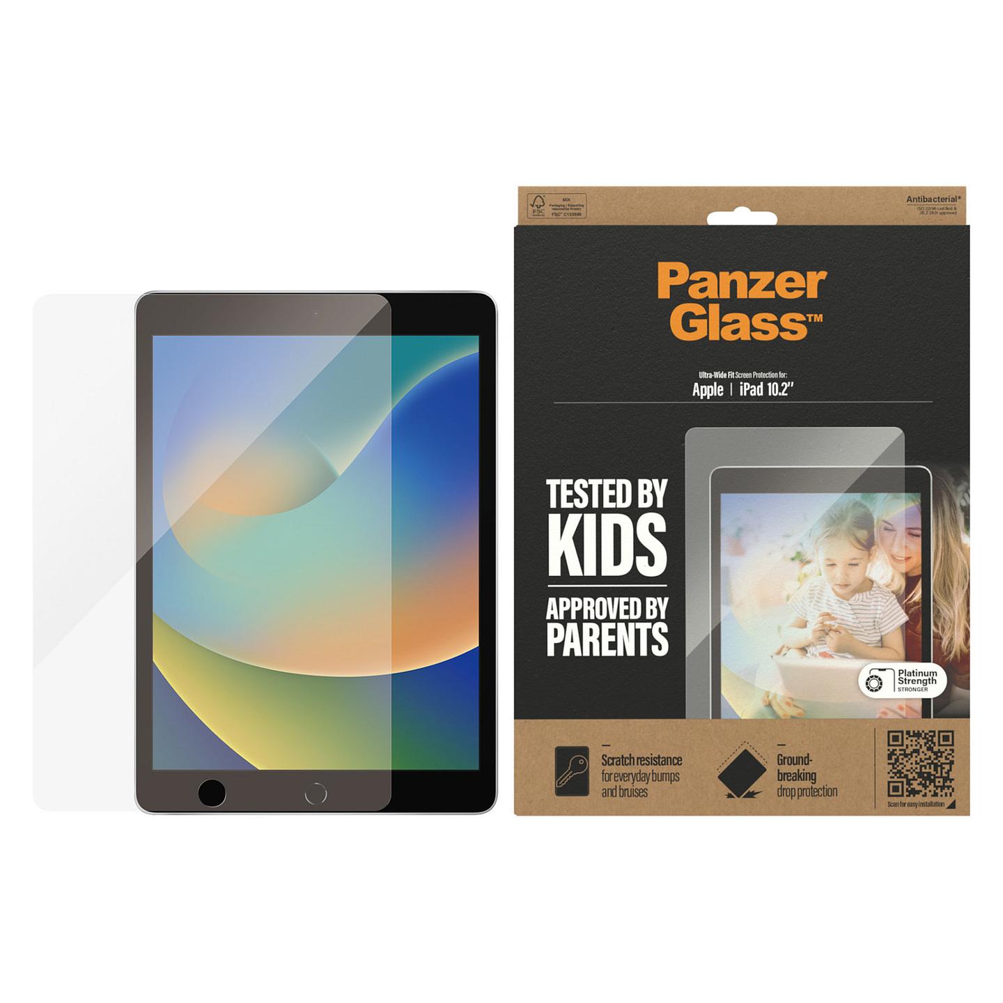 Mbrojtës të Ekranit PanzerGlass, për iPad 10.2", 2019–2021, xham mbrojtës - 2
