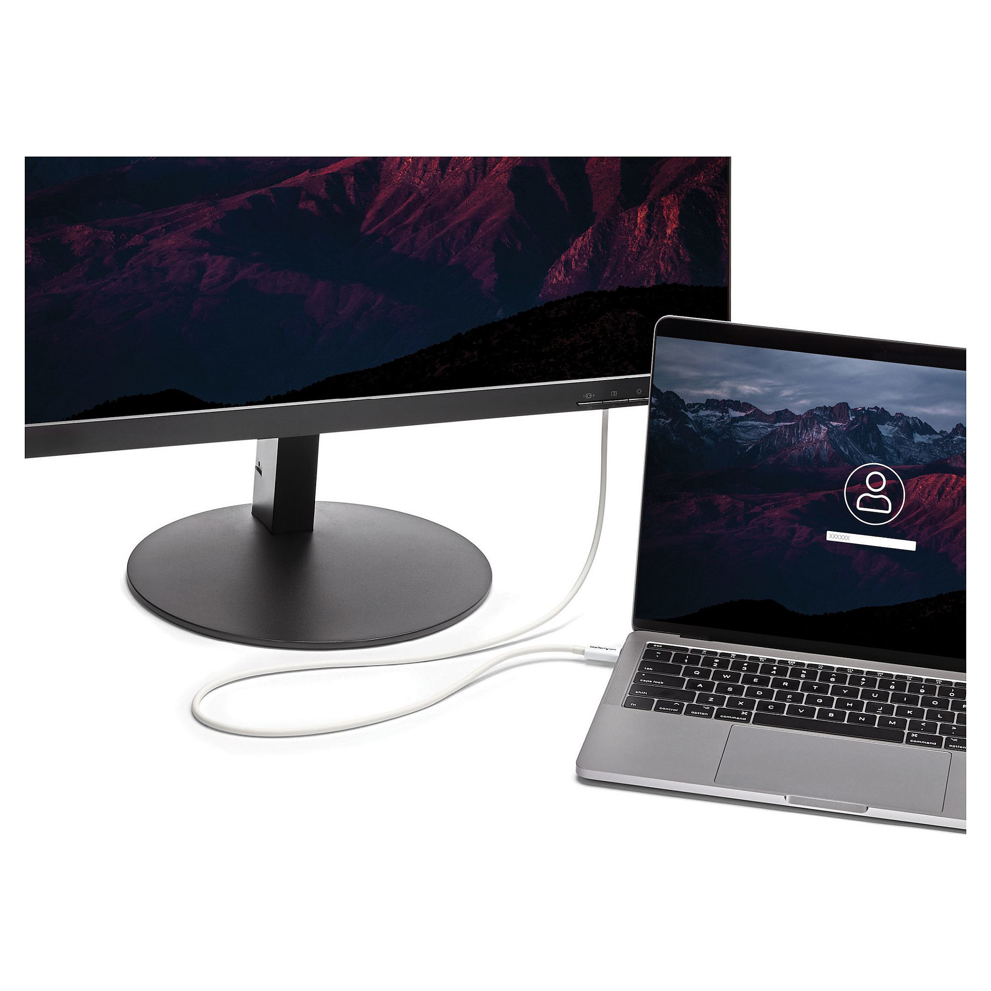 Kabllo Thunderbolt 3 / 20 Gbit/s / 2 m – Bardhë - 2