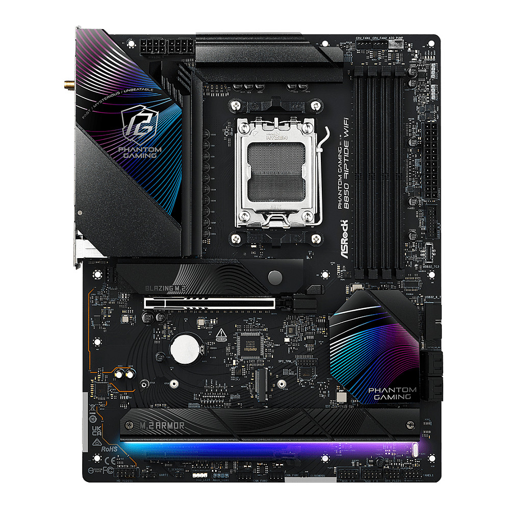 Pllakë Amë AMD AM5 ASROCK B850 Riptide WiFi / DDR5 / ATX / HDMI - 3