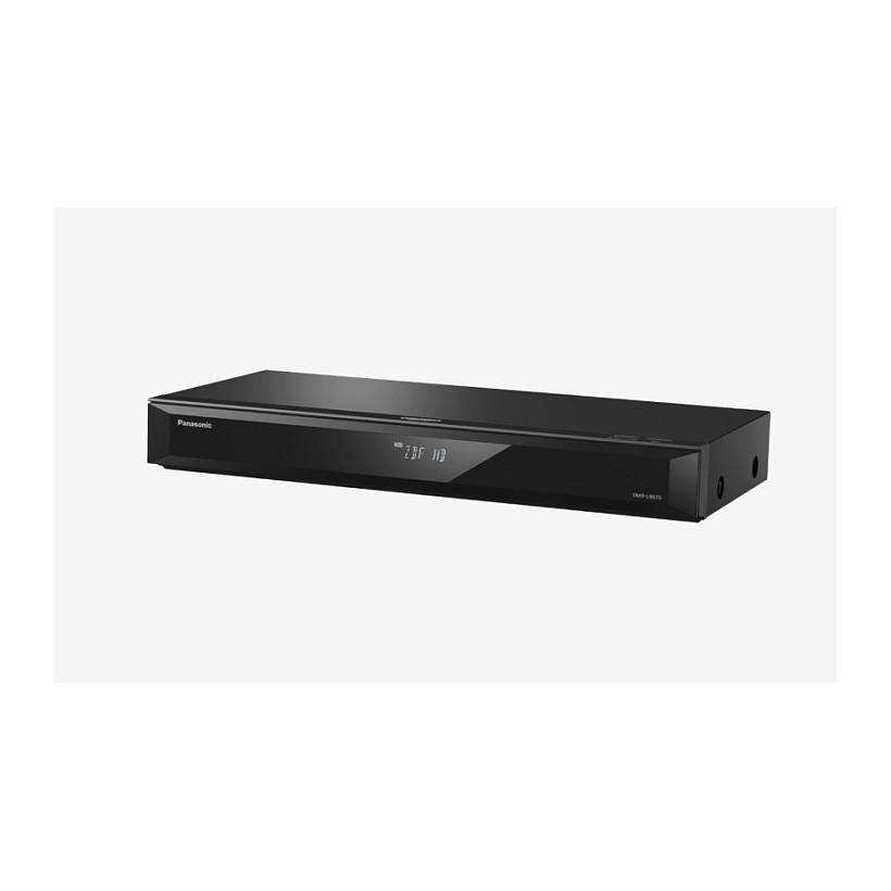 Blu-ray Recorder Panasonic DMR-UBS70EGK, Ultra HD 4K, HDD 500GB, sintonizues satelitor Twin DVB-S2 HD, Wi-Fi, HDR10+, 1 × HDMI - Zezë - 2