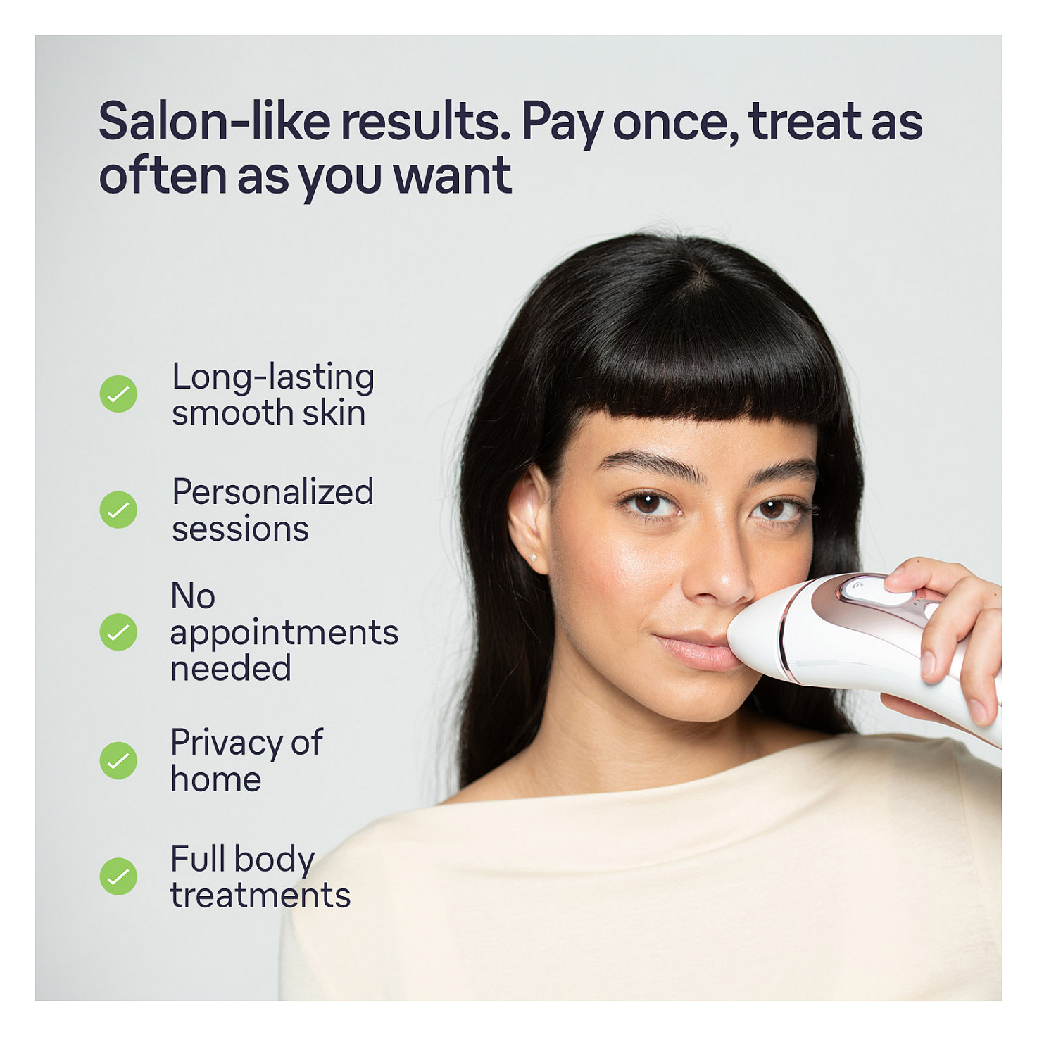 Depilator IPL Braun Silk-expert Pro Series 7 PL7253 / Skin Sensor / 10 Nivele / Trup & Fytyrë – Bardhë/Rozë - 6
