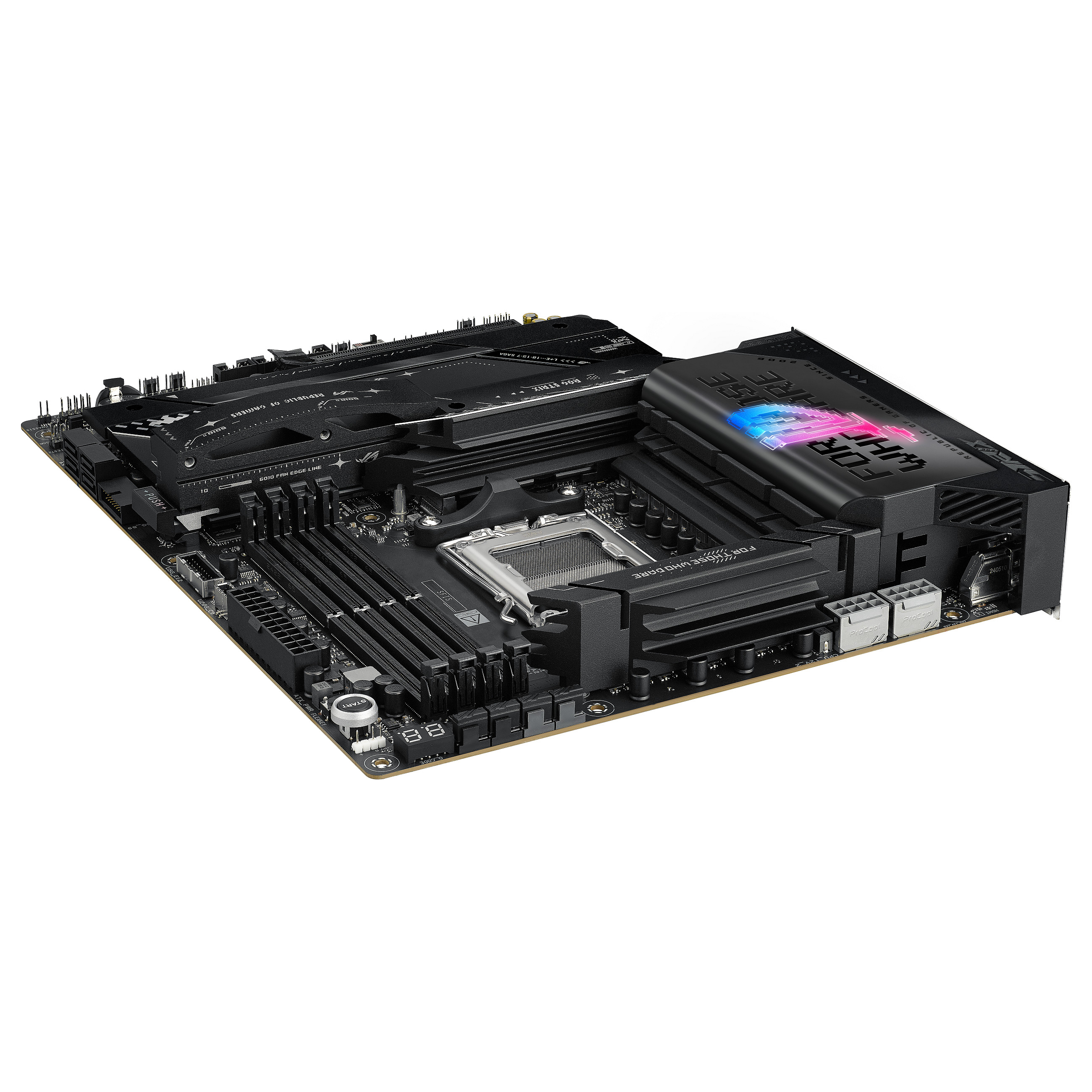 Pllakë Amë ASUS ROG STRIX X870E-E GAMING WIFI / AMD AM5 / X870E / DDR5 / ATX / Wi-Fi 7 / 5GbE LAN - 14