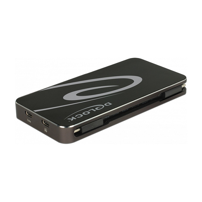 Docking Station DeLOCK / 4K / 1xHDMI / 1xDisplayPort / 1xVGA / 2xUSB-A / 1xUSB-C - Zezë - 3