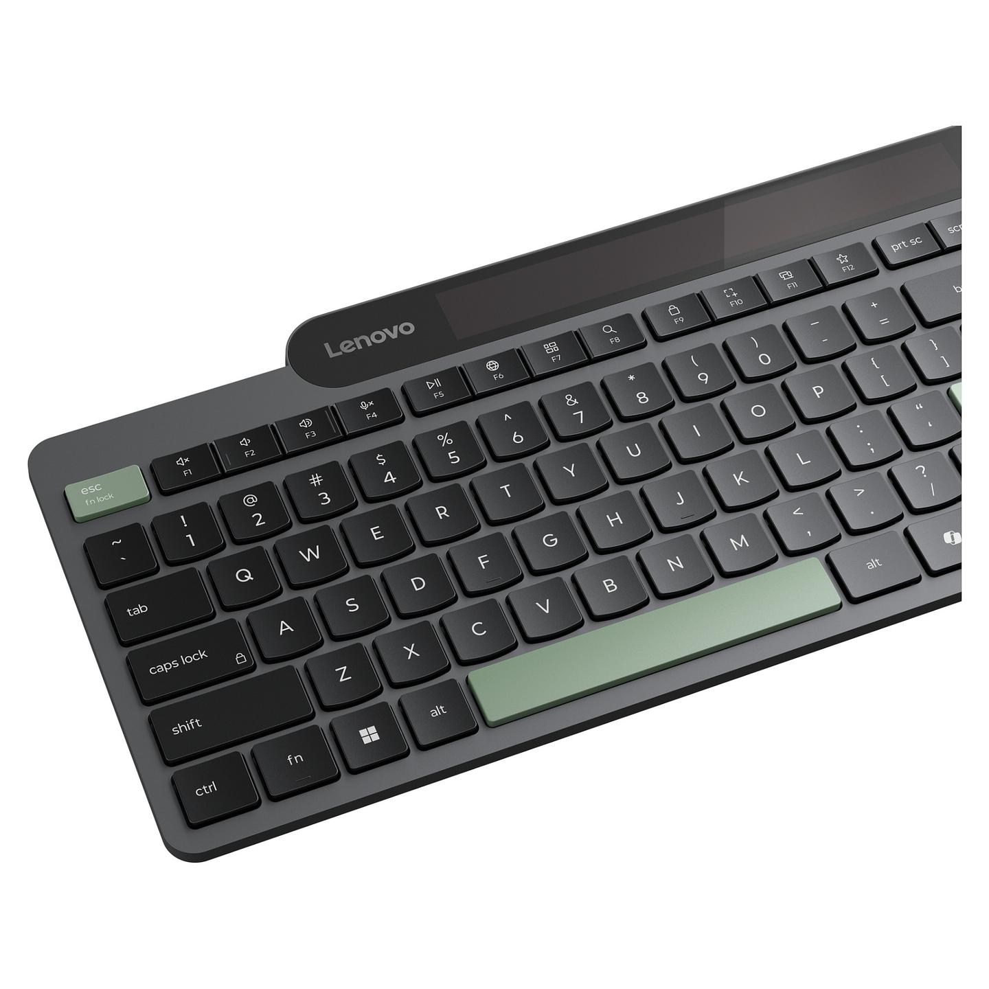 Tastierë pa kabllo Lenovo me Karikim Automatik / Bluetooth / QWERTZ - Zezë - 8