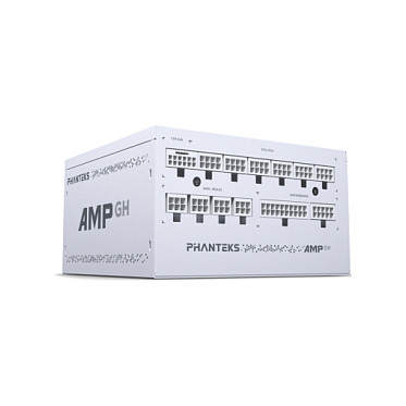 Furnizues Energjie Phanteks AMP GH / PH-P750GH_WT01_EU / 750W / ATX / 80 PLUS Gold / ATX 3.1 / Fully Modular – Bardhë - 2
