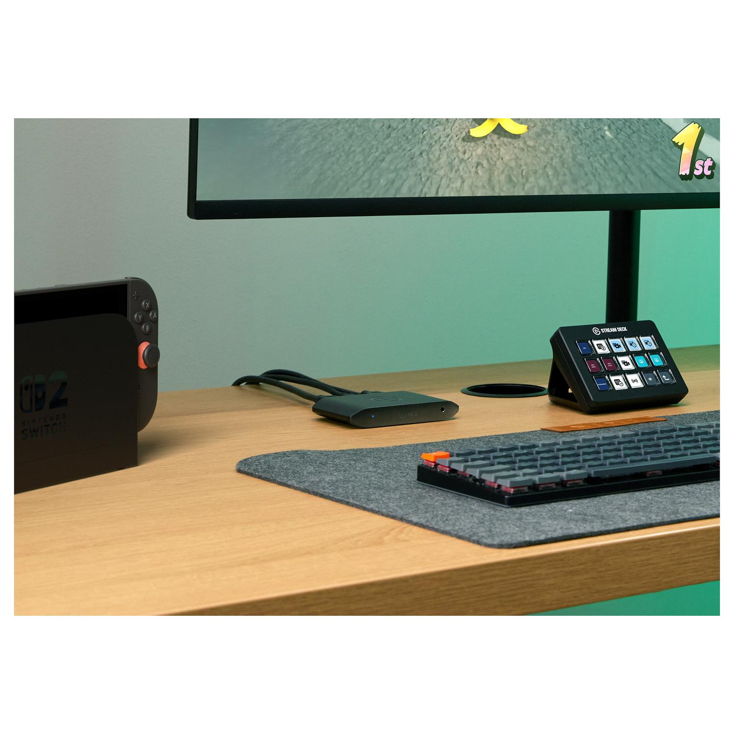 Aksesor për Konferencë Elgato 4K S / 4K / HDMI 2.1 / USB-C / VRR HDR10 - Zezë - 4