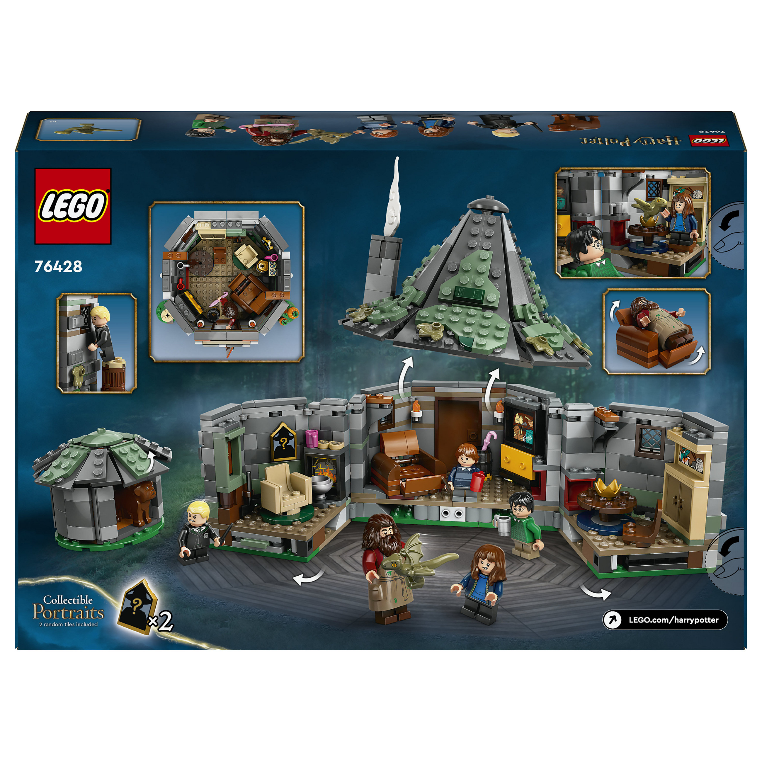 Lodër LEGO Harry Potter - Strofa e Hagrid - 6