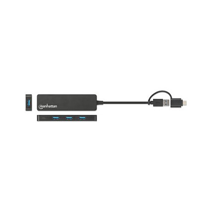 HUB Manhattan / 4‑Port / USB 3.0 / USB‑C + USB‑A – Zezë - 2