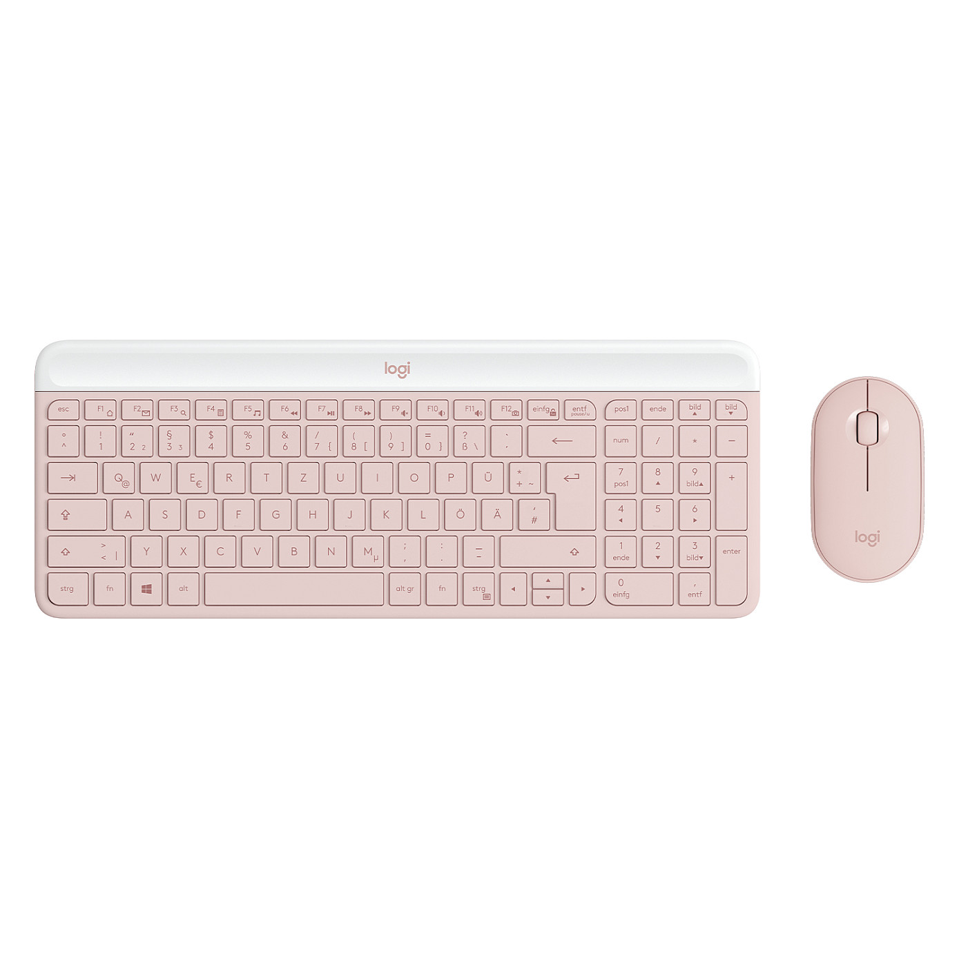 Combo (Tastierë & Maus) Wireless Logitech MK470 Slim Combo / DE Layout / CENTRAL‑419 - Rozë - 1