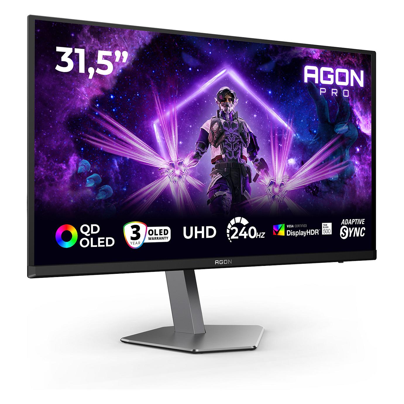 Monitor Gaming AOC AG326UZD2 / 31.5" / 4K UHD QD-OLED / 240 Hz / 0.03 ms / 2x HDMI + DisplayPort + USB-C - Zezë - 7