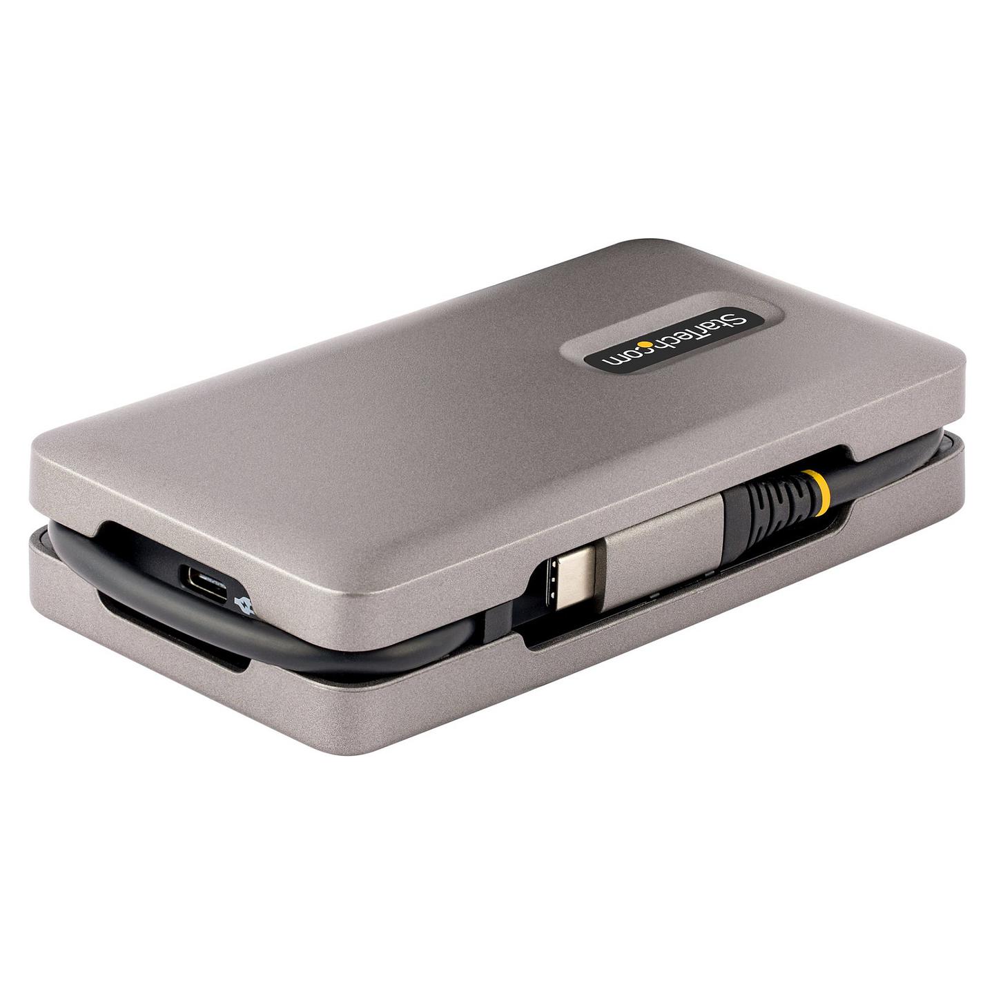 Adapter Multiport USB-C StarTech.com DKT31CH2CPD3, HDMI 4K 60Hz HDR, 2× USB-C 10Gbps + USB-A 10Gbps, Gigabit Ethernet, 100W PD - Hiri - 4