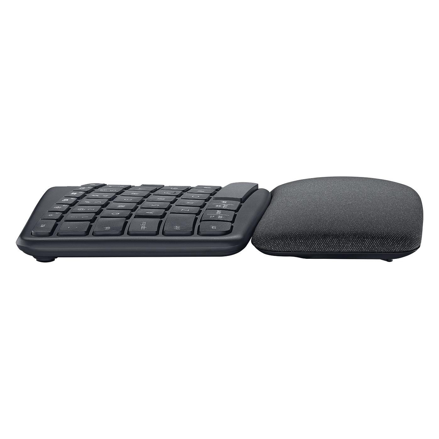Tastierë Pa kabllo Logitech ERGO K860 / Bluetooth LE + Logi Bolt / Full-Size / QWERTY / US International - Grafit - 6