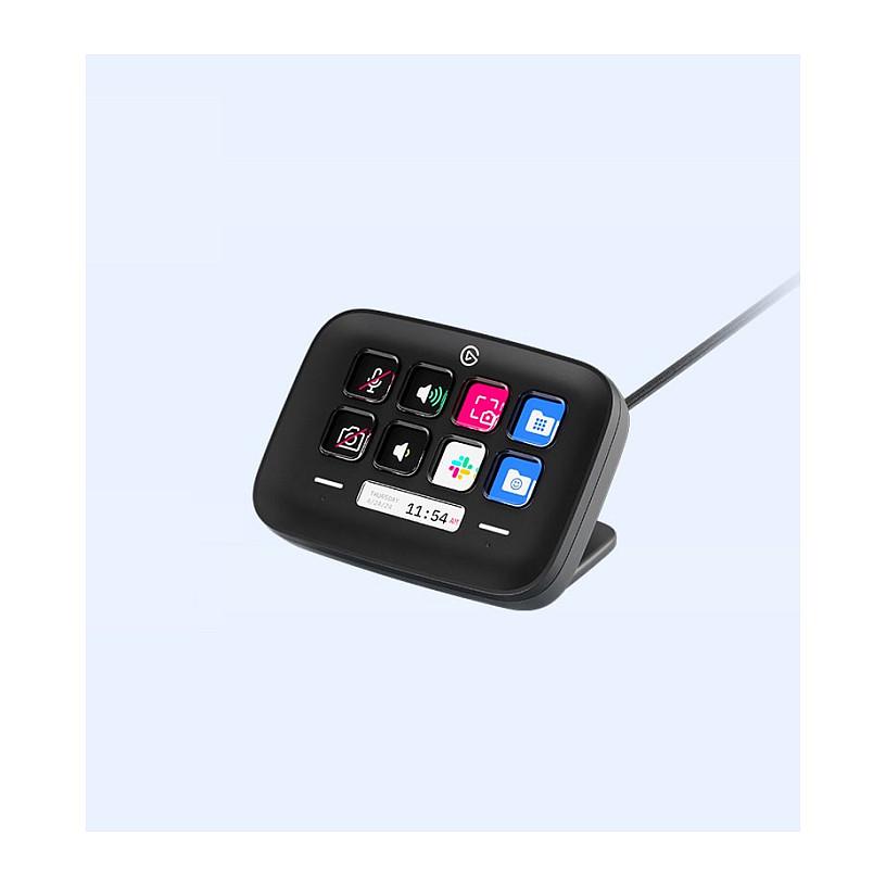 Kontrollues i shkurtoreve Elgato Stream Deck Neo, 8 taste LCD të personalizueshme, 2 pika prekëse, USB-C - Zezë