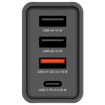 Karikues Verbatim 49700 / 30W / 1x USB-C PD / 3x USB-A / QC 3.0 / EU – Zezë  - 2