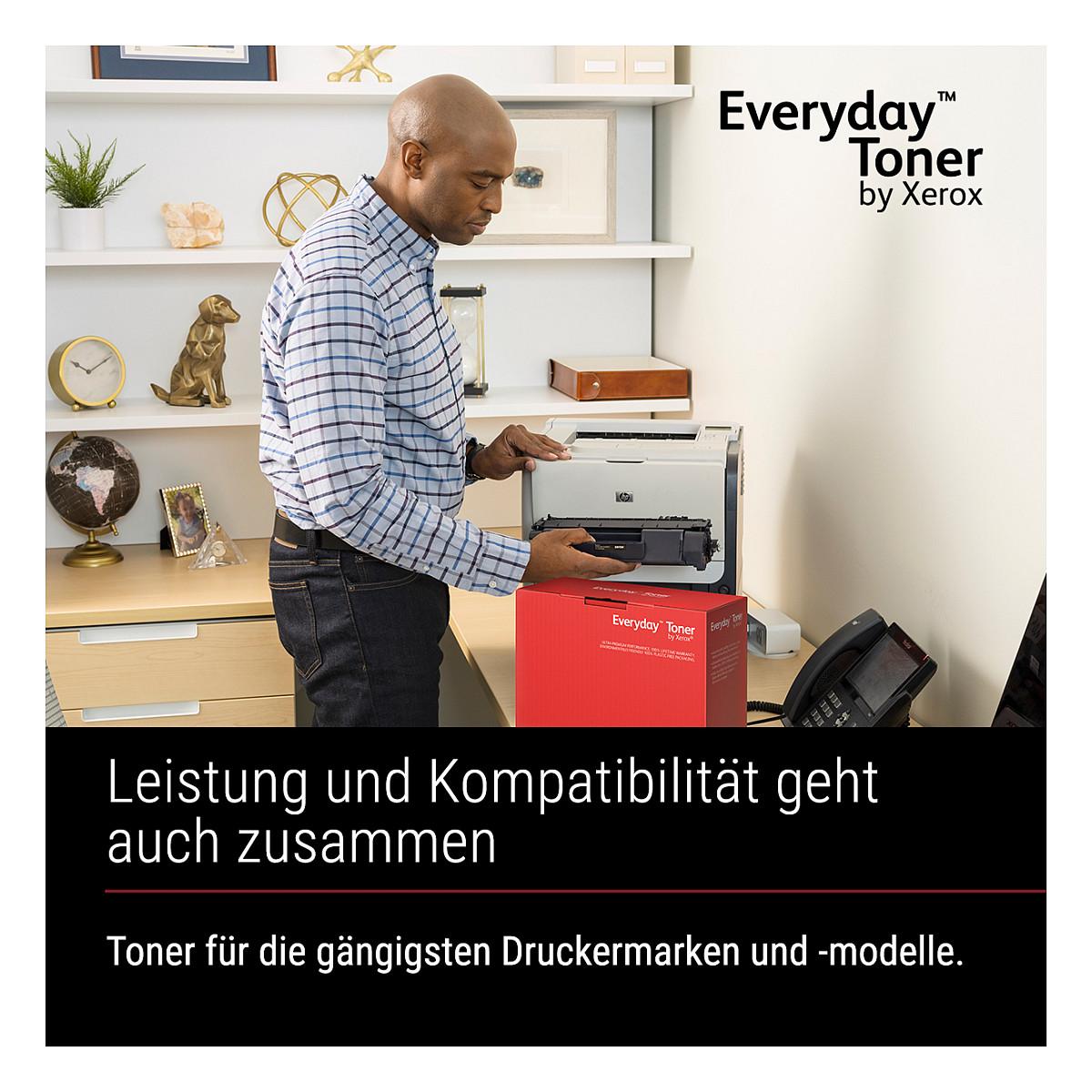 Toner Xerox Everyday 006R04224, 1400 faqe, kompatibil me Brother TN-242C - Blu - 6