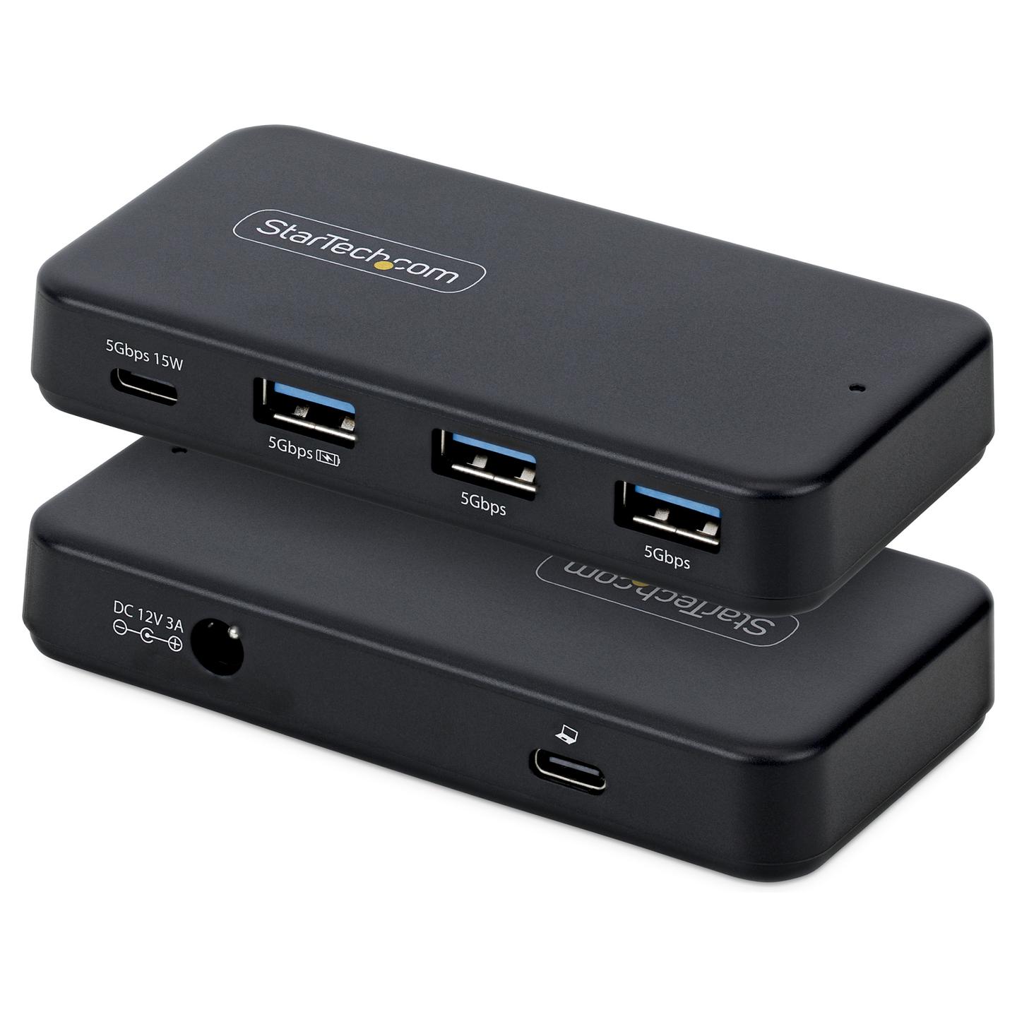 Hub StarTech.com 311UE-USB-HUB, 3x USB-A, 1x USB-C, 5Gbps, 36W - Zezë - 11